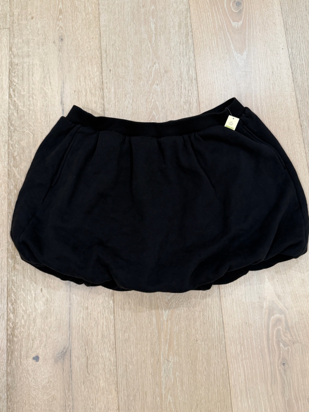 Aerie Black Bubble Mini Skirt